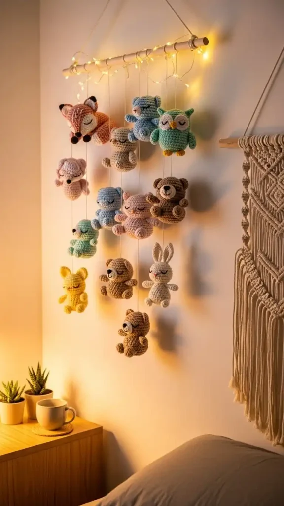 23 Crochet Home Decor Ideas Wall Art to Beautify Your Living Space 12 Crochet Animal or Figurine Wall Hangings