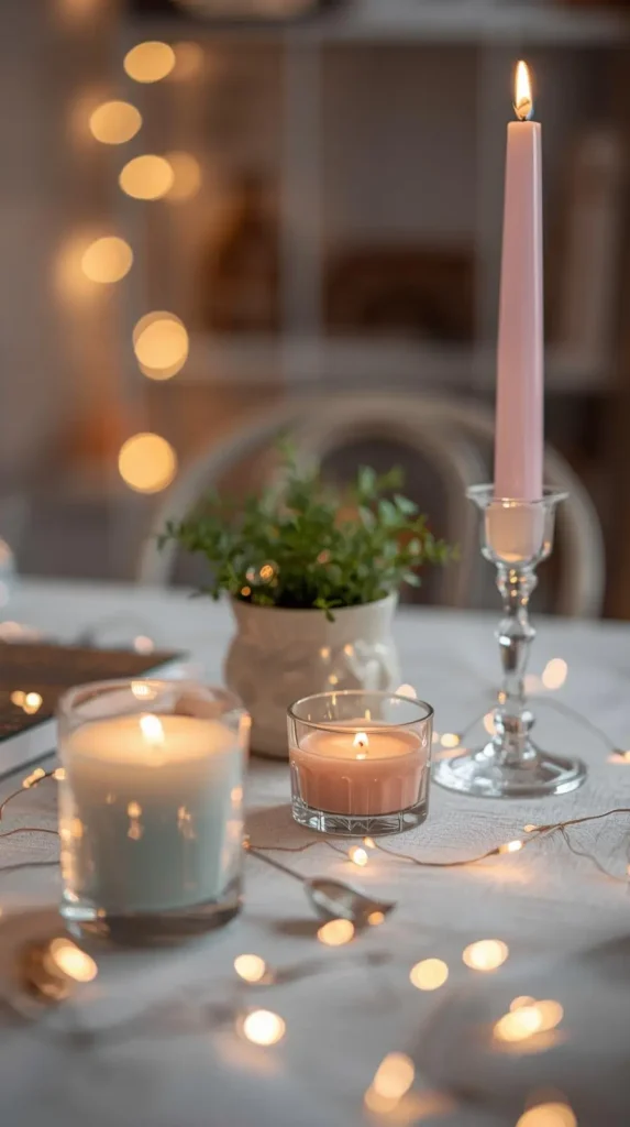 19 Cute Small Apartment Decor | Turn Your Tiny Space into a Dreamy Haven 12 Decorate with Scented Candles and Cute Holders