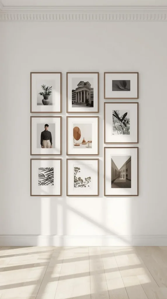 Display Wall Art or Frames in a Grid Layout