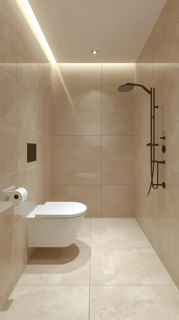 20 Small Apartment Decorating Bathroom Ideas for a Stylish 2025 Refresh 12 Go for Large Tiles