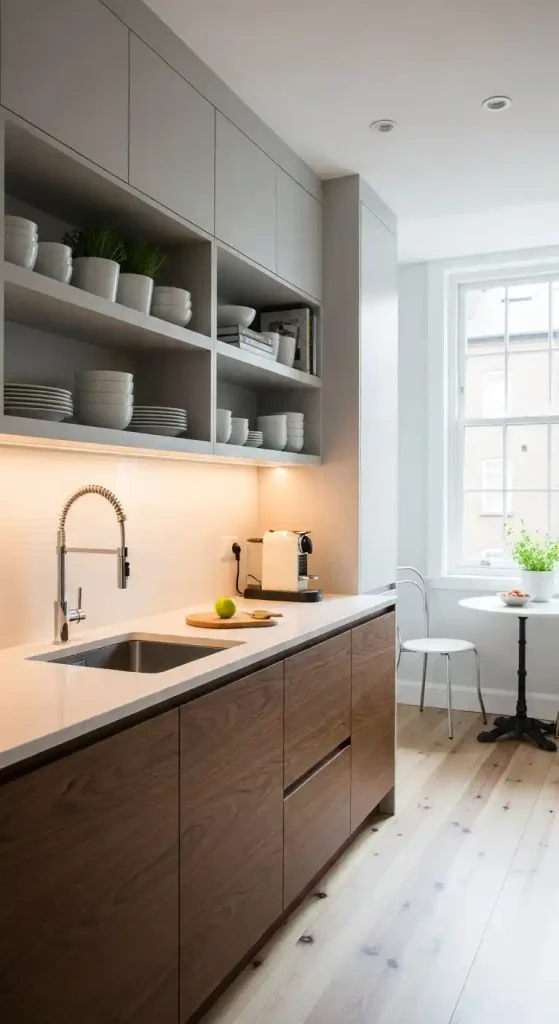 20 Home Decor Ideas Living Room on a Budget Kitchens Small Spaces | Stylish 12 Two-Tone Kitchen Cabinets