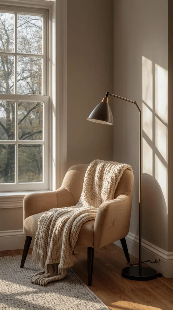  Add a Cozy Reading or Relaxation Nook