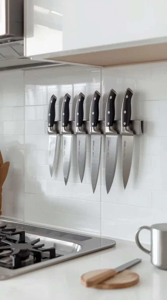 Adhesive Magnetic Knife Strip
