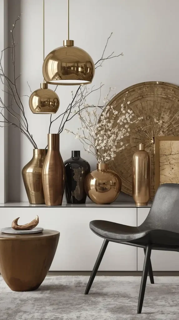 23 Home Decor Ideas 2025 Trends | Fresh Styles for the Modern Home 13 Mix of Metal Finishes in Decor