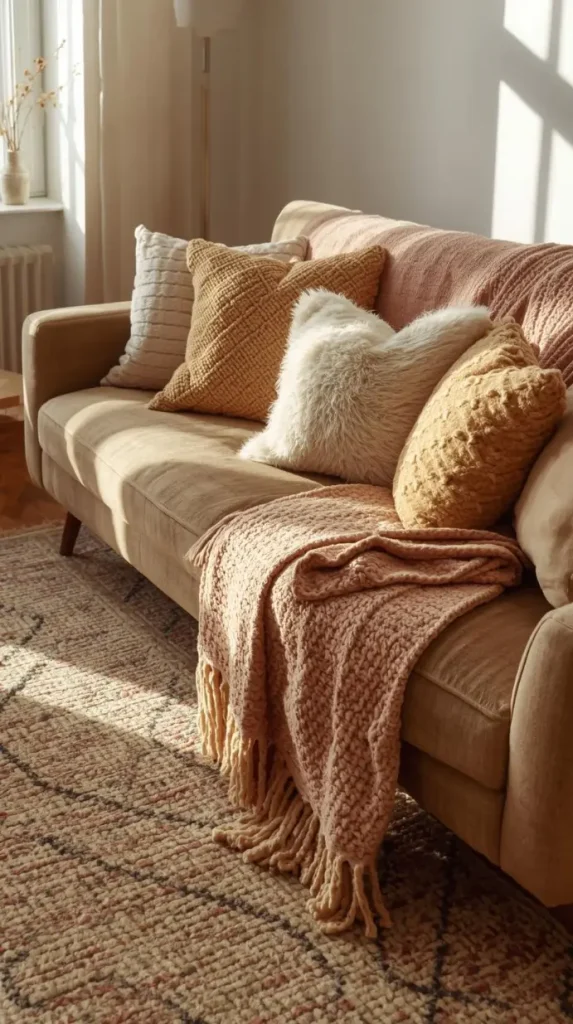Use Textured Fabrics for Cozy Layers