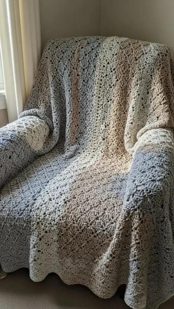 22 Aesthetic Crochet Home Decor Ideas to Style Your Living Space Beautifully 14 Crochet Bed Throws for Cozy Bedroom Corners