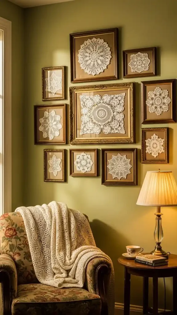 19 Crochet Home Decor Wall Hanging Ideas to Beautify Your Walls 14 Crochet Lace Wall Doilies as Wall Accents