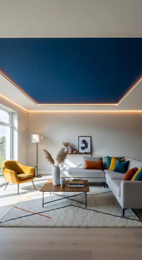  Paint Your Ceiling a Bold Color