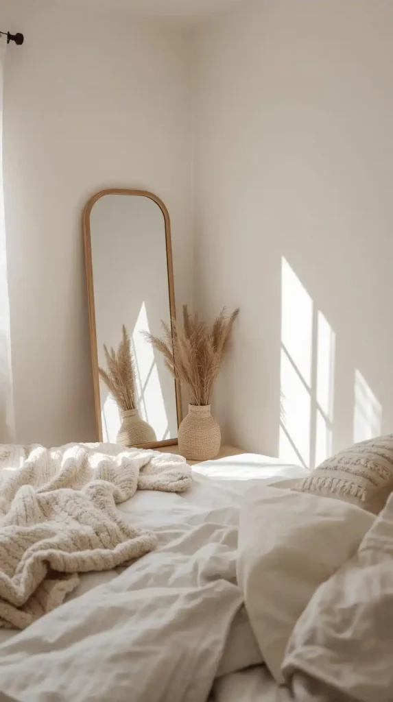 23 Small Apartment Decorating Cozy Bedroom Designs | Dreamy Ideas for a Warm and Relaxing Retreat 14 Use Mirrors to Reflect Light and Space