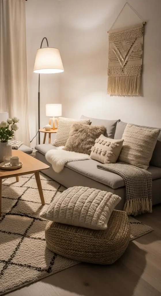 18 Stunning Home Decor Ideas Living Room Cozy Small Spaces Tiny House Modern Inspiration 15 Textured Fabrics