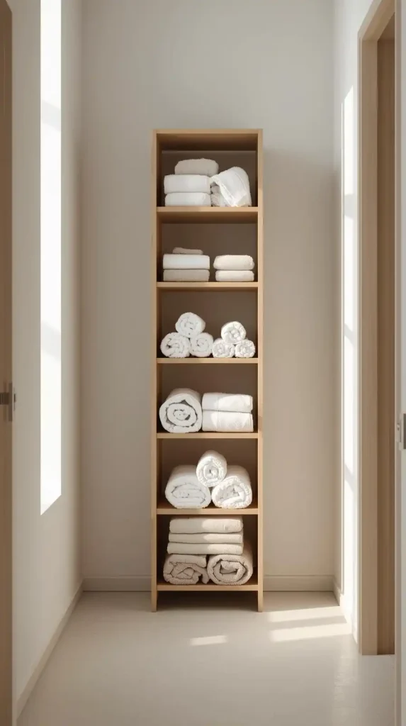 20 Small Apartment Decorating Bathroom Ideas for a Stylish 2025 Refresh 15 Use Vertical Storage