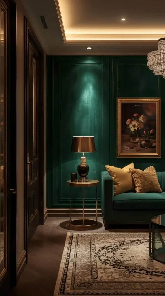 Add Accent Walls with Texture or Wallpaper