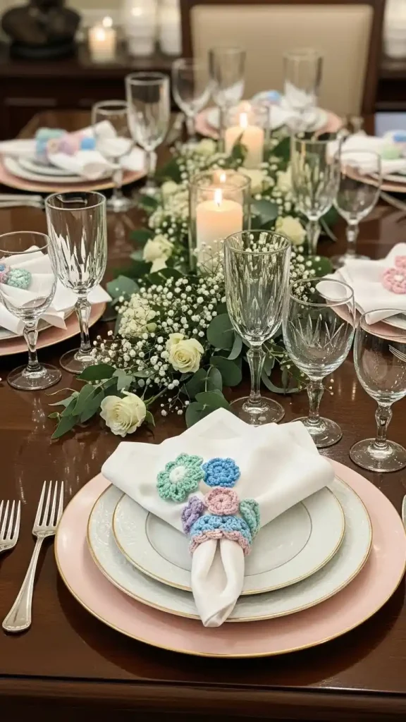 21 Easy Crochet Home Decor Ideas for Cozy and Stylish Interiors 16 Crochet Napkin Rings for Elegant Table Settings