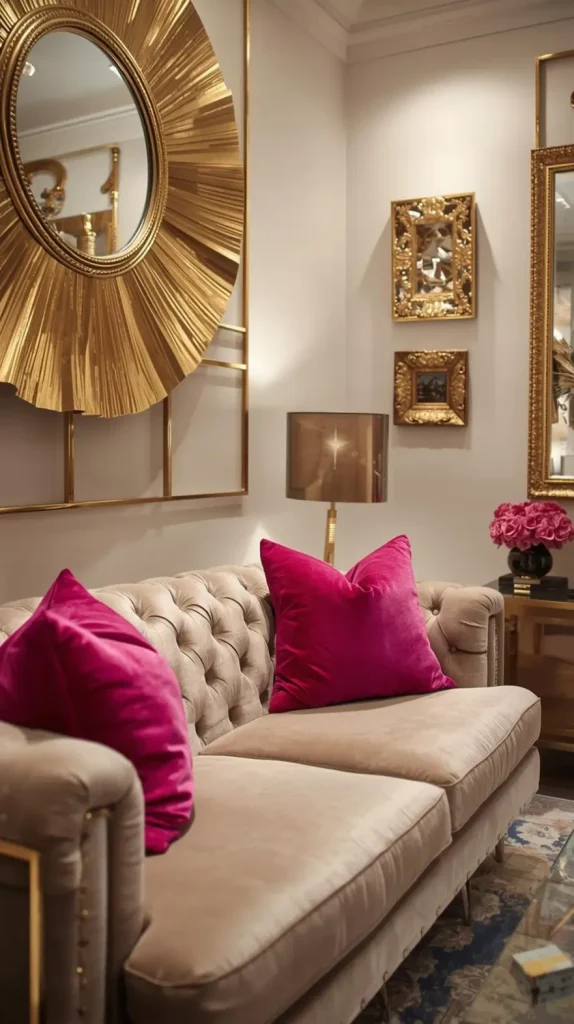 Go Bold with Fuchsia Decor Touches