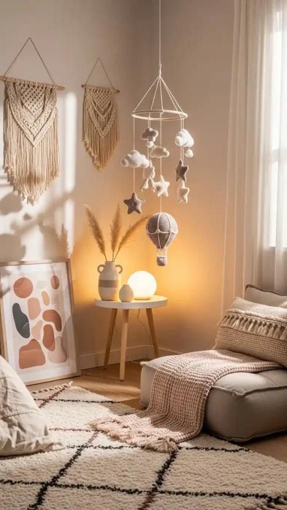 21 Easy Crochet Home Decor Ideas for Cozy and Stylish Interiors 17 DIY Crochet Hanging Mobiles for Fun Accents