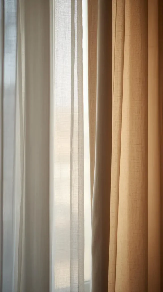 Layer Curtains for Depth and Warmth