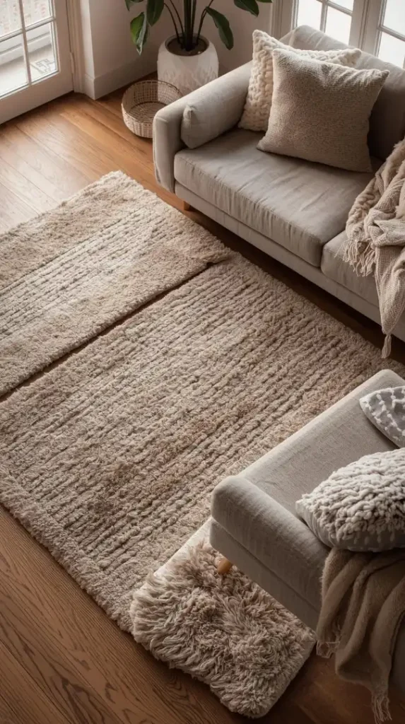 23 Home Decor Ideas 2025 Trends | Fresh Styles for the Modern Home 17 Layered Rugs and Floor Styling