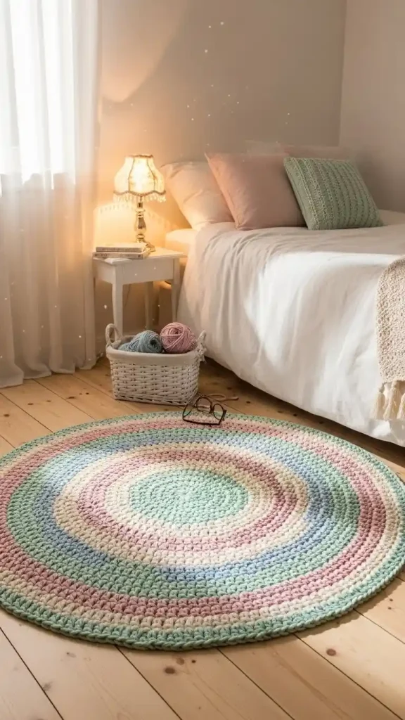 21 Cute Crochet Home Decor Ideas for Cozy Handmade Spaces 18 Crochet Rugs
