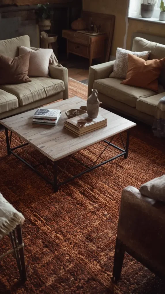 25 Rustic Home Decor Ideas Living Room with Modern Elegance 18 Rustic Wooden Coffee Table