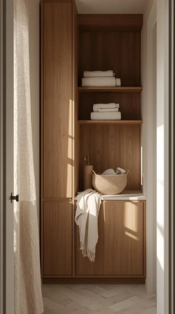 20 Small Apartment Decorating Bathroom Ideas for a Stylish 2025 Refresh 19 Add Textured Elements