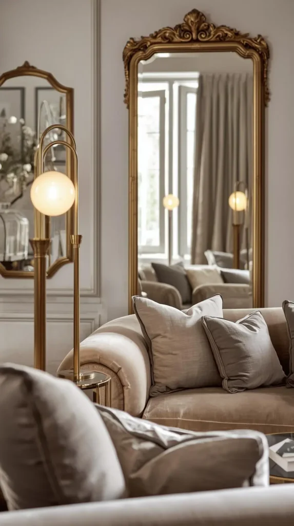 Add a Touch of Gold or Brass Accents