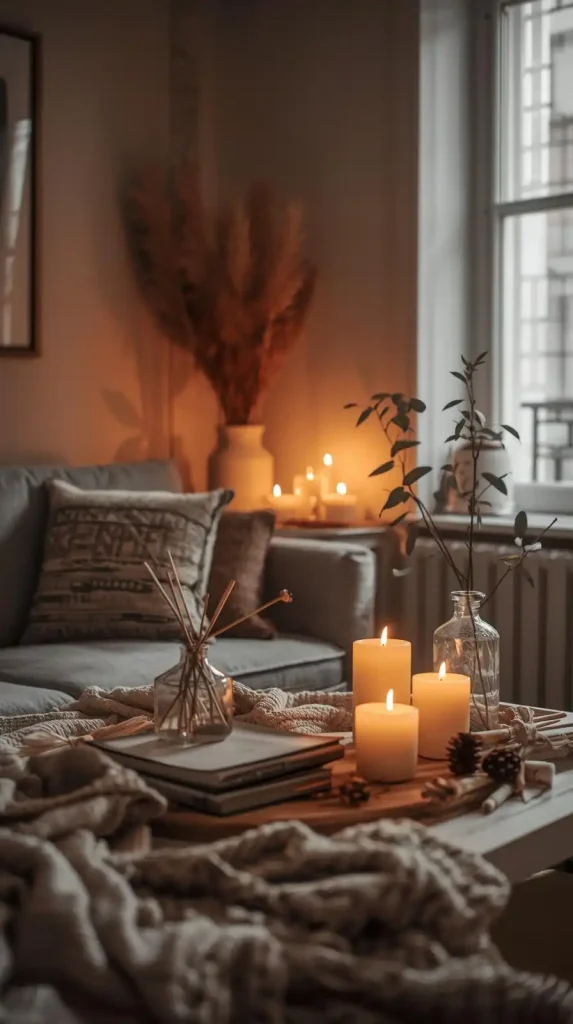 Finish with Scented Candles or Diffusers