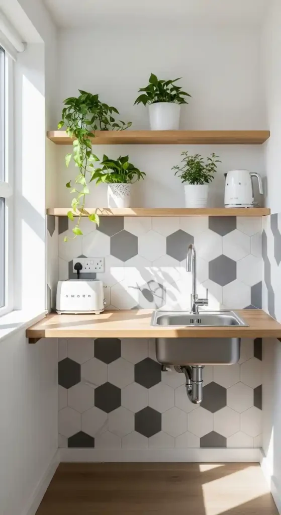 20 Home Decor Ideas Living Room on a Budget Kitchens Small Spaces | Stylish 19 Peel-and-Stick Kitchen Backsplash