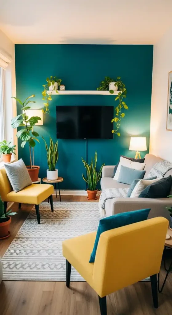 20 Home Decor Ideas Living Room on a Budget Kitchens Small Spaces | Stylish 20 Accent Wall Behind TV