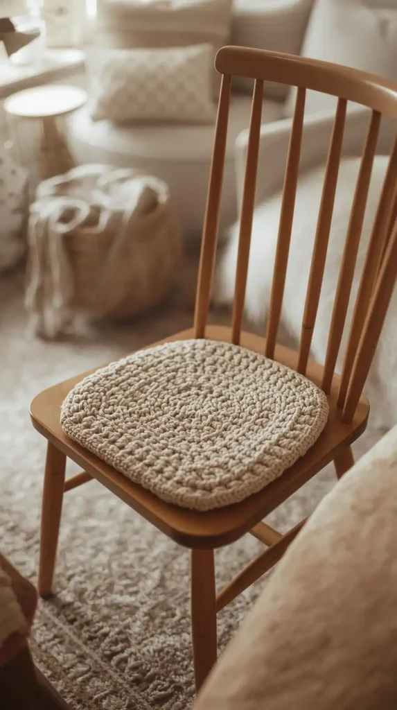 Crochet Chair Covers or Seat Pads