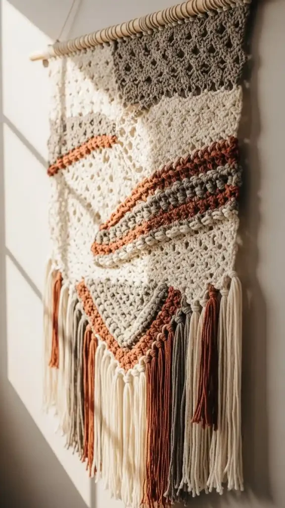 21 Cute Crochet Home Decor Ideas for Cozy Handmade Spaces 3 Crochet Wall Hangings