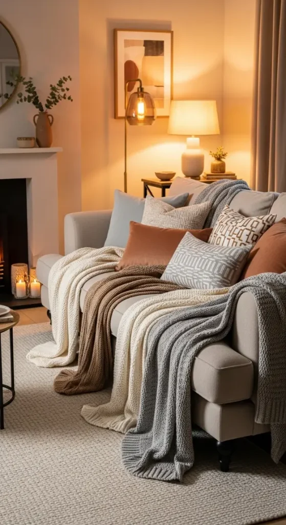 20 Crochet Home Decor Ideas Living Rooms Cozy with Soft Accents 3 Textured Cushions and Pillows