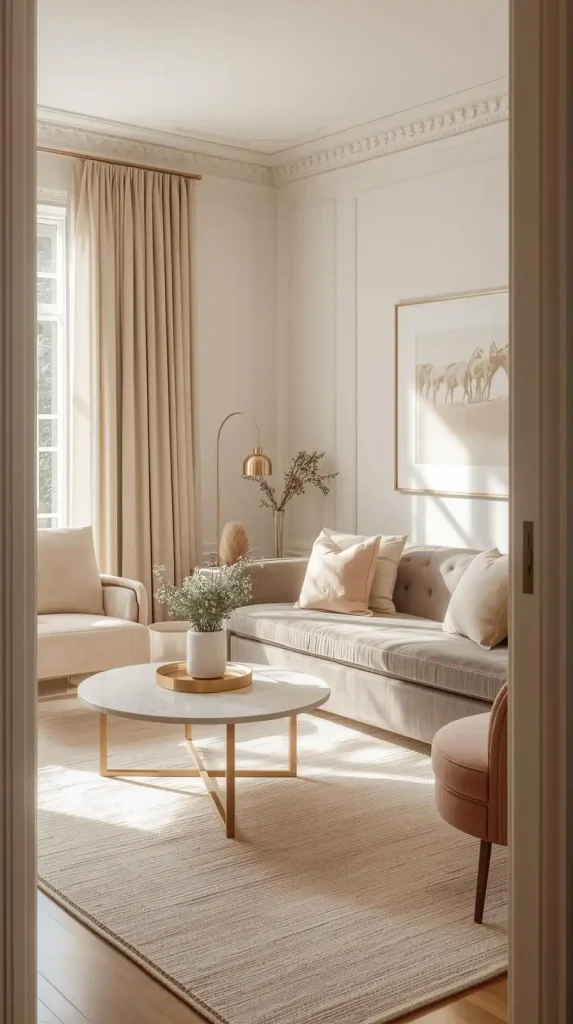 Use Neutral Tones with Chic Accents