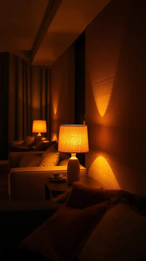  Use Warm Lighting for a Cozy Glow