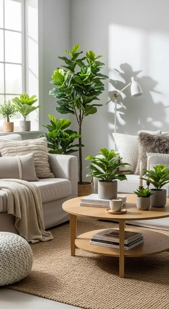 30 IKEA Home Decor Ideas Living Room on a Budget | Smart & Stylish Designs 21 Use the IKEA VITTSJÖ Shelving Unit for an Elegant Look