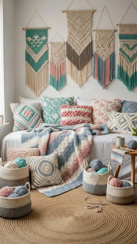 21 Easy Crochet Home Decor Ideas for Cozy and Stylish Interiors 1 21 Easy Crochet Home Decor