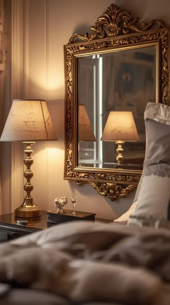 23 Small Apartment Decorating Cozy Bedroom Designs | Dreamy Ideas for a Warm and Relaxing Retreat 23 Incorporate Metallic or Gold Accents