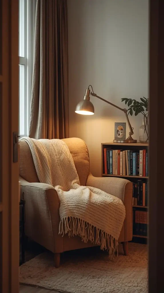 Small Corner Reading Nook
