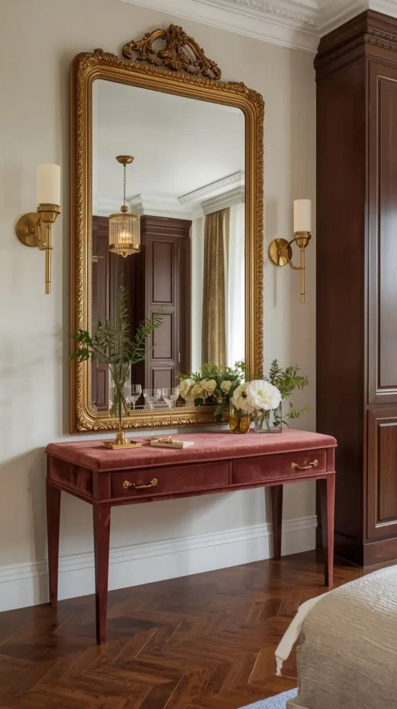 Use Decorative Mirrors and Metallic Accents