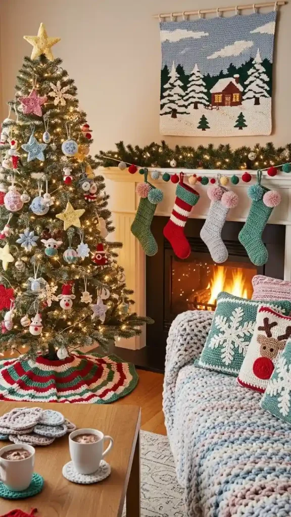 25 Christmas Crochet Home Decor | Handmade Ideas for a Festive Touch 1 25 Christmas Crochet Home Decor
