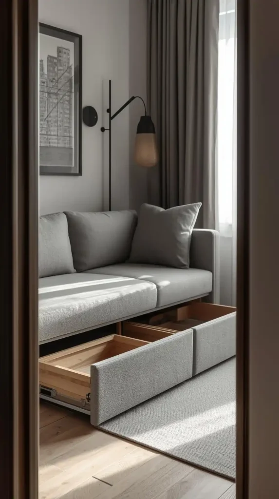  Multi-Functional Sofa with Storage