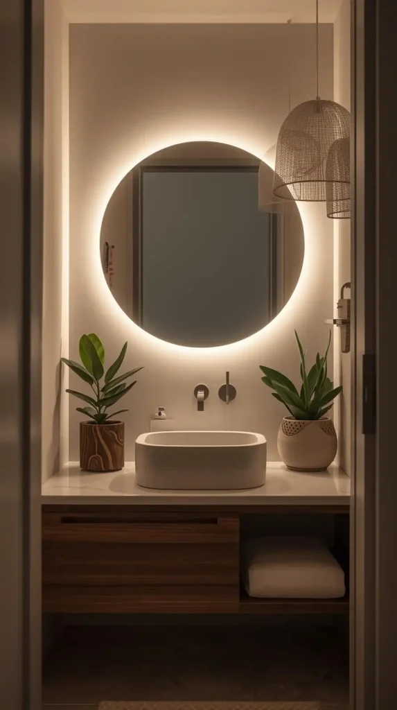 20 Small Apartment Decorating Bathroom Ideas for a Stylish 2025 Refresh 5 Add a Large Mirror