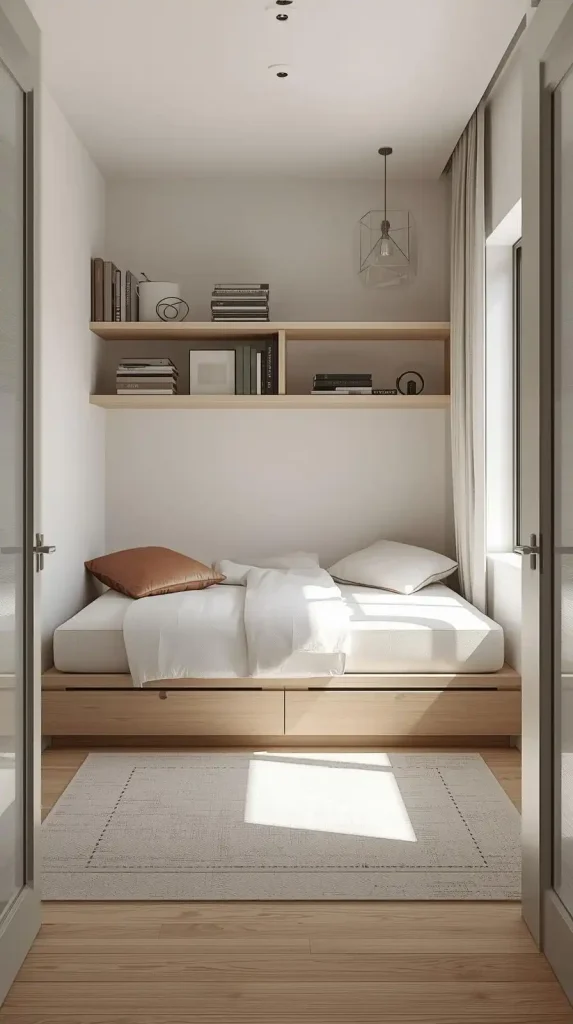 23 Small Apartment Decorating Cozy Bedroom Designs | Dreamy Ideas for a Warm and Relaxing Retreat 5 Choose Space-Saving Furniture Pieces