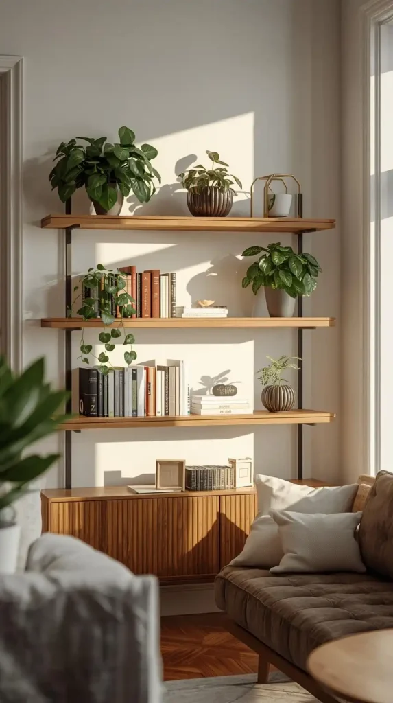 Floating Shelves for Extra Space