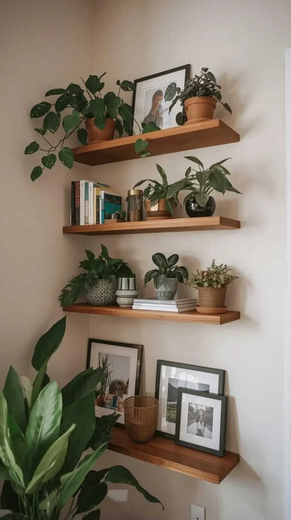  Incorporate Floating Shelves for Vertical Storage