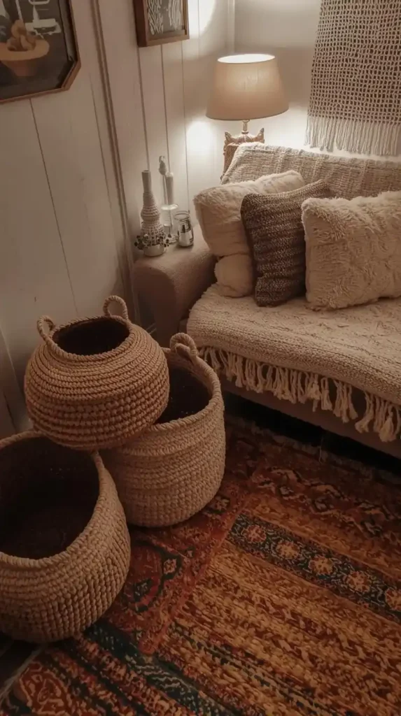 Crochet Baskets for Storage & Decor