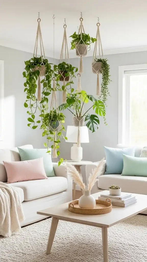 22 Aesthetic Crochet Home Decor Ideas to Style Your Living Space Beautifully 6 Crochet Plant Hangers for Modern Interiors