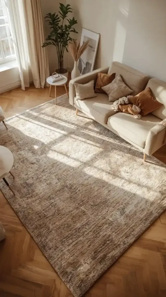Incorporate Plush Rugs for Comfort