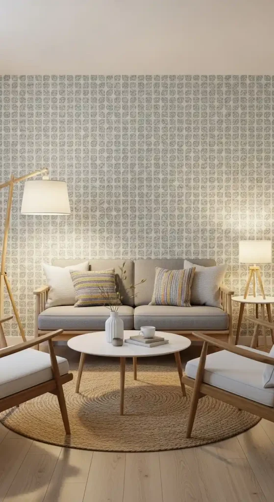 20 Home Decor Ideas Living Room on a Budget Kitchens Small Spaces | Stylish 6 Peel-and-Stick Accent Wall