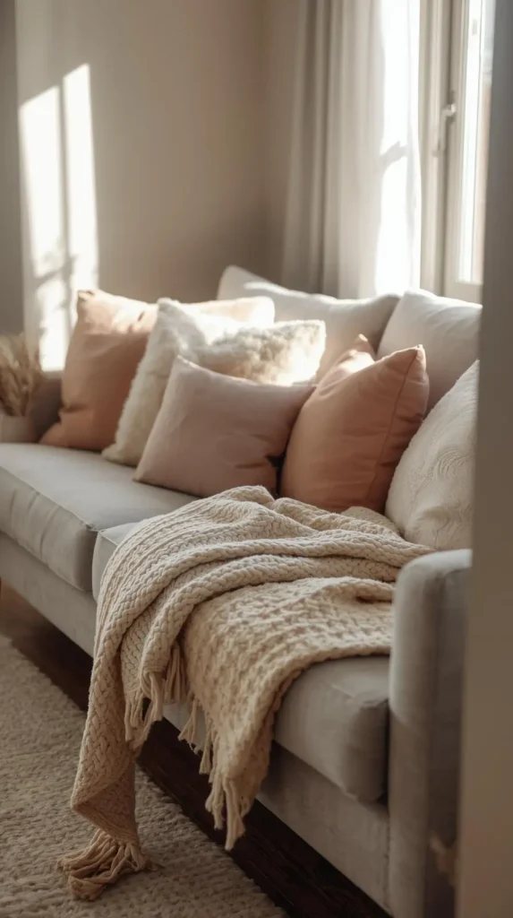 Use a Small Sectional or Loveseat Instead of a Large Sofa