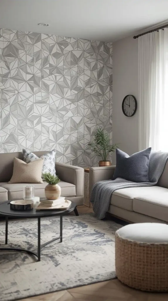  Use Peel-and-Stick Wallpaper for Accent Walls